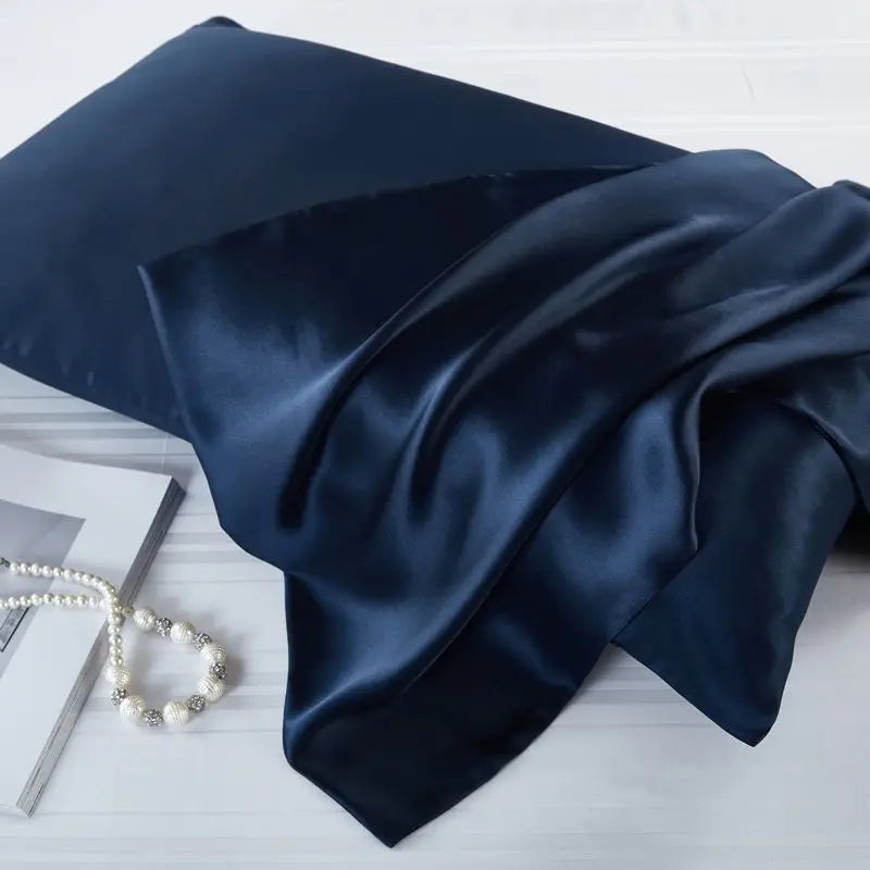 Mulberry Silk Pillowcase for Hair & Skin Care Anti-Frizz Satin Pillow Case Queen/King Super Soft Hypoallergenic Bedding Cover