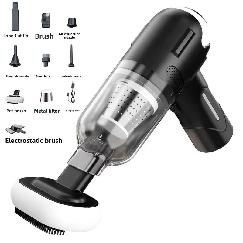 Rechargeable Grooming Tool Pro-Grade 39000Pa Pet Hair Vacuum Wireless for Cats Dogs with Anti-Tangle Tech Household Car Use